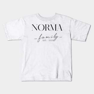 Norma Family EST. 2020, Surname, Norma Kids T-Shirt